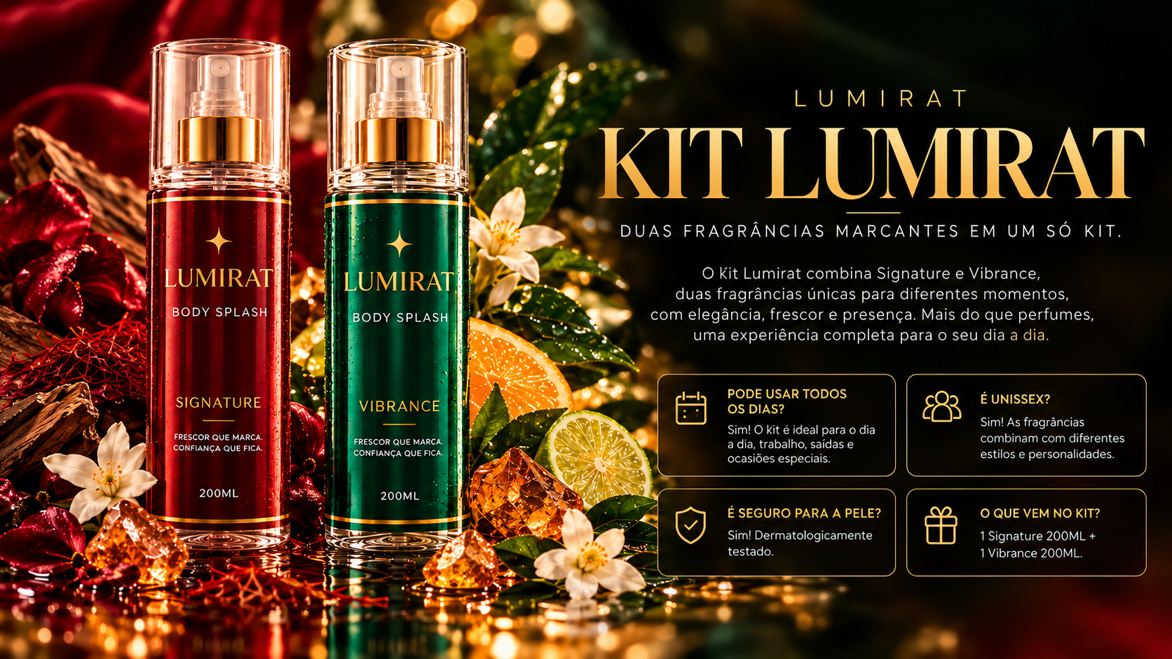Kit Lumirat com Signature e Vibrance